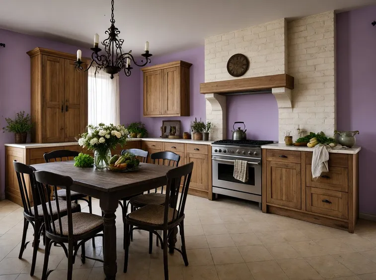 cucina legno muratura