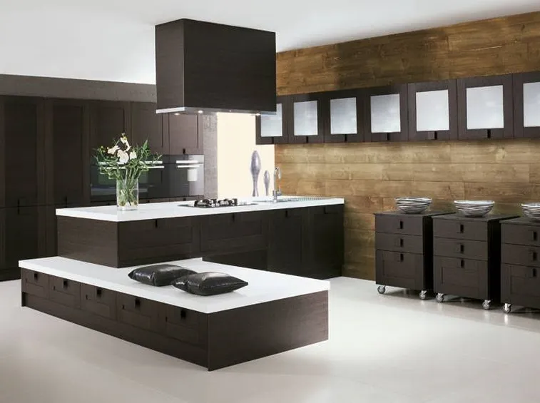 Cucina moderna in legno