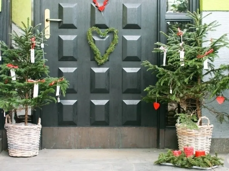 abbellimento porte d'ingresso fai da te