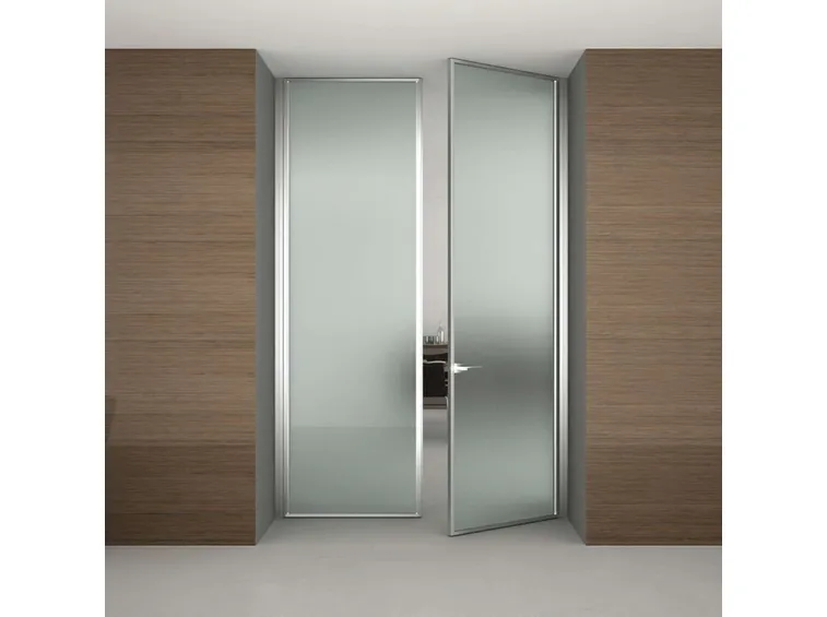 porta alluminio vetro