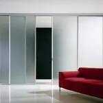 Porta scorrevole in vetro moderna