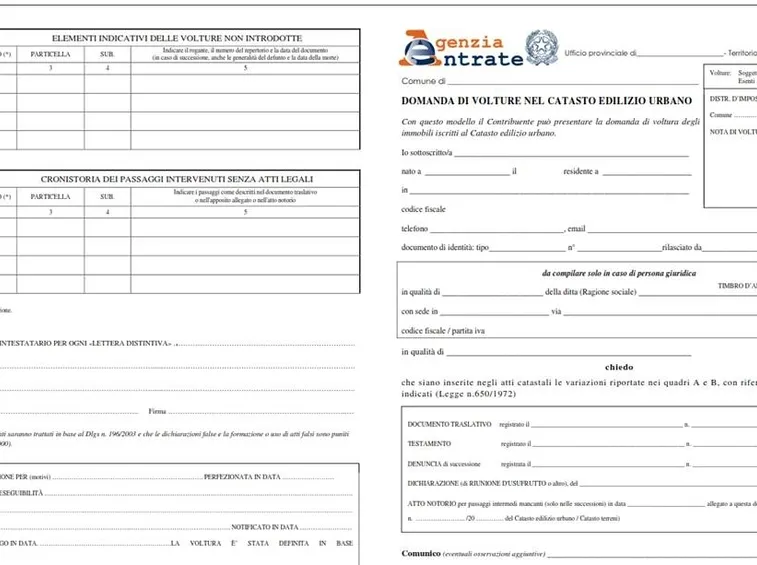 Modello di domanda