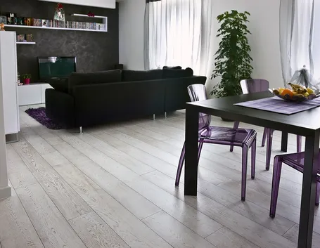 Parquet rovere sbiancato