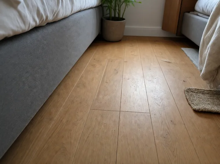 Parquet in legno di teak chiaro