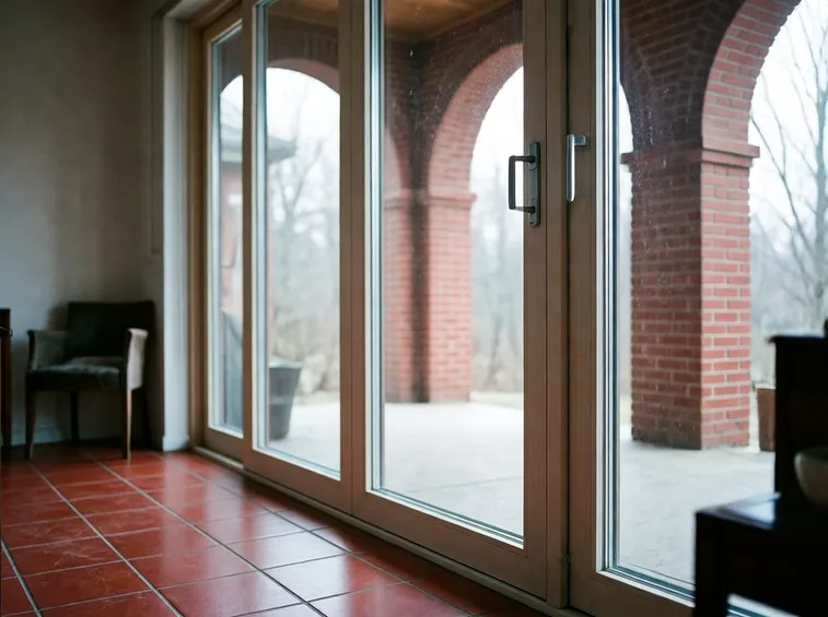 Ampia finestratura in legno