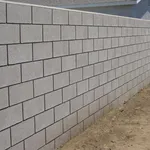 struttura con blocchi di calcestruzzo