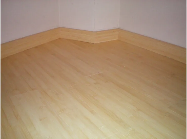 Una realizzazione in legno di bamboo lucido
