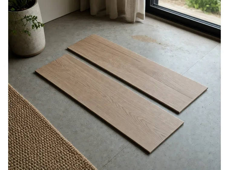Listelli in gres porcellanato effetto legno