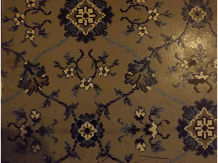 Le superfici in linoleum possono avere anche disegni complessi
