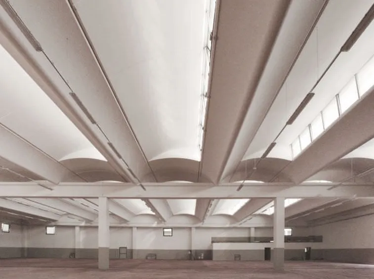 Copertura industriale in calcestruzzo