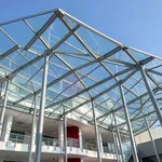 copertura in vetro ospedale
