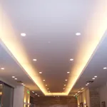 soffitto in cartongesso con illuminazione