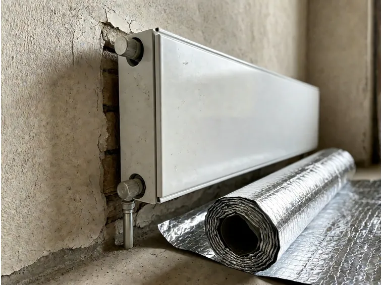 Come lavorano i pannelli riflettenti e perché il muro dietro al radiatore disperde