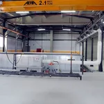 Impianto industriale di verniciatura a polvere