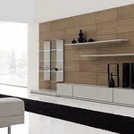 Parete attrezzata con boiserie