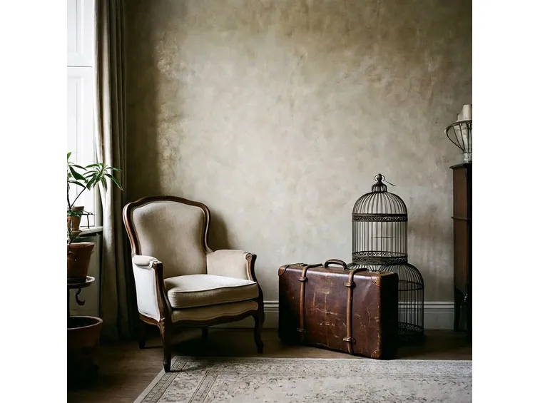 Parete con stucco veneziano