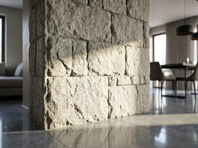Rivestimento parete in pietra