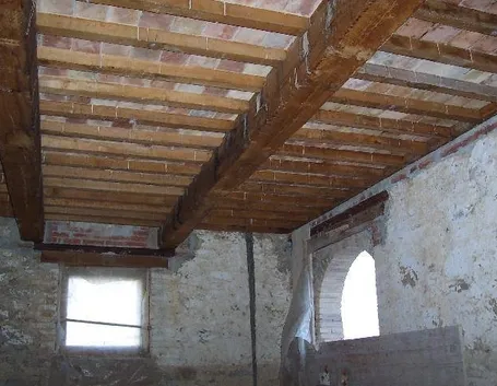 Esempio di solaio in legno