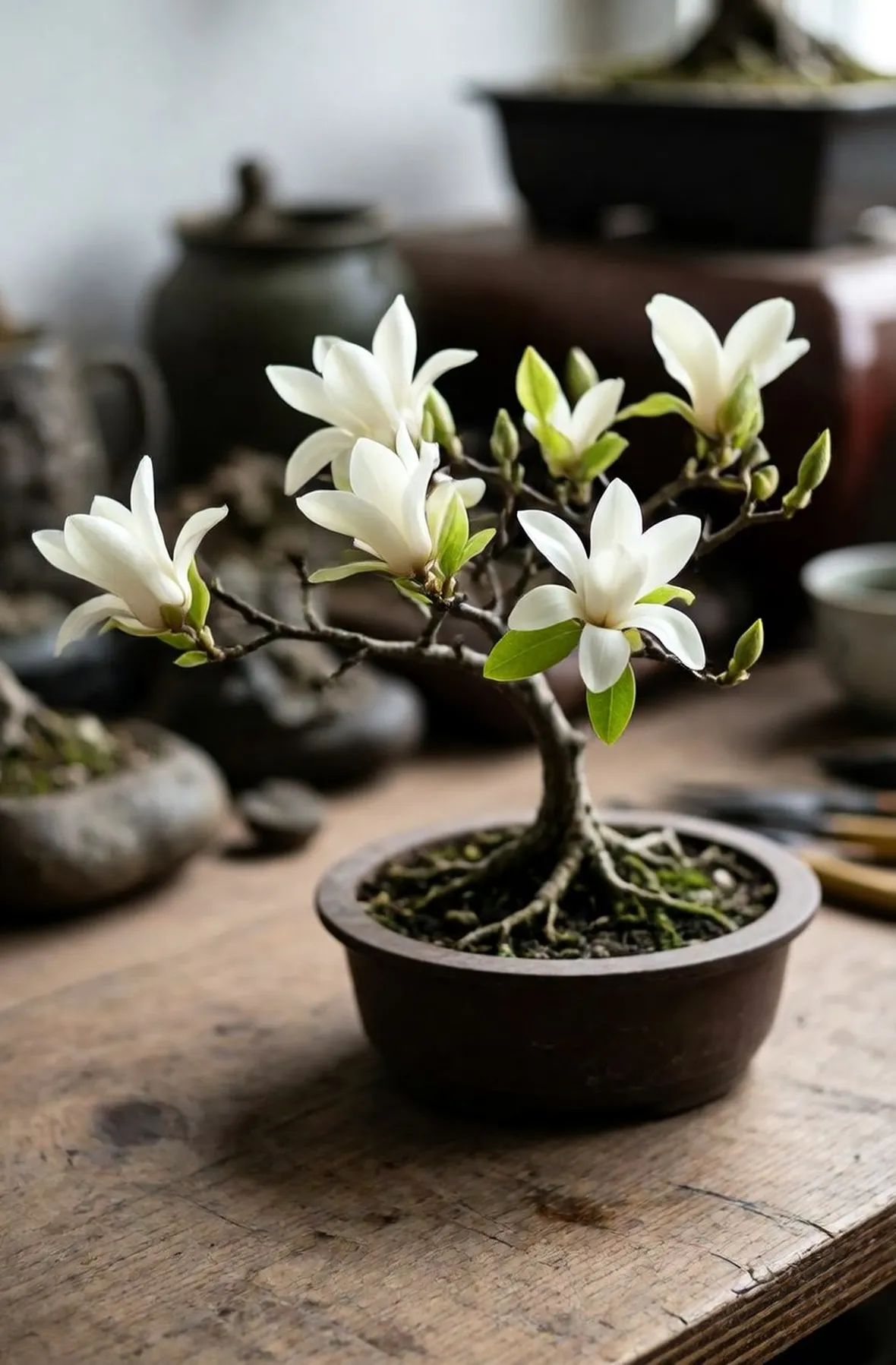 Bonsai magnolia 