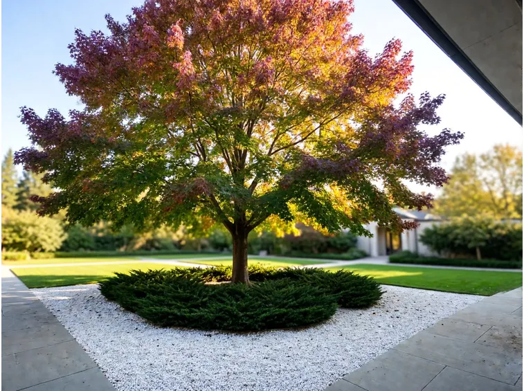 Liquidambar, ciliegi da fiore e mirabolano per giardini medi e grandi