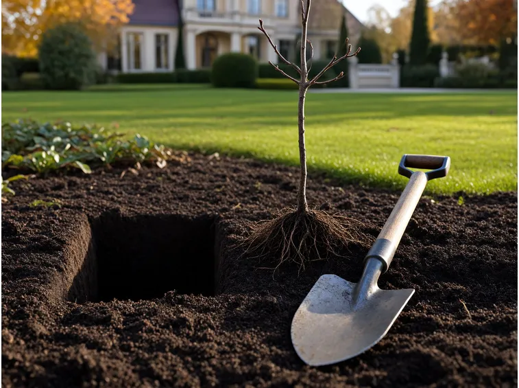 Preparare la buca e mettere a dimora l'albero
