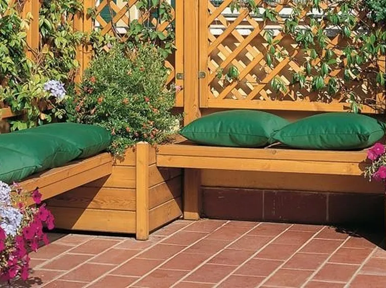 Fioriere in legno