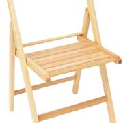 modello sedia pieghevole in legno