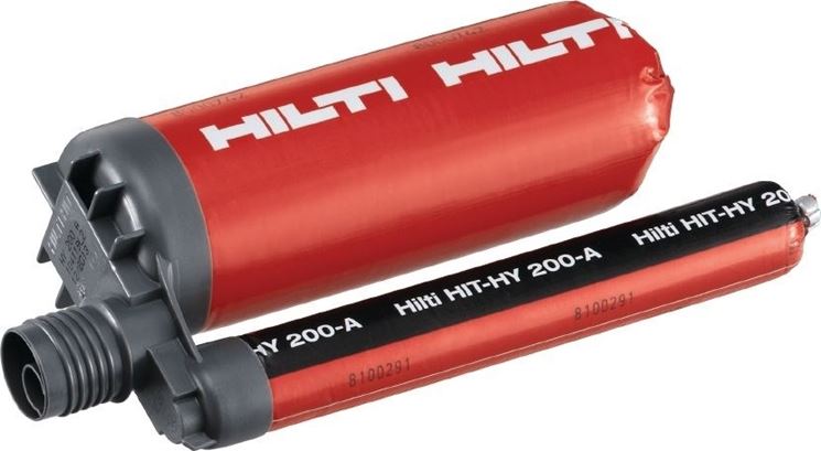 Tasselli chimici Hilti.