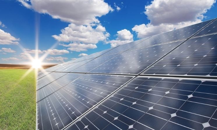 Impianto solare fotovoltaico.