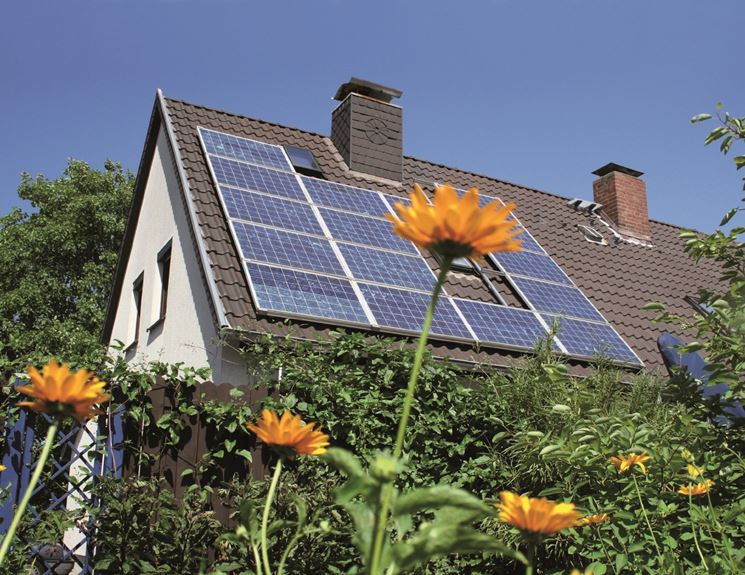 Pannelli fotovoltaici su tetto