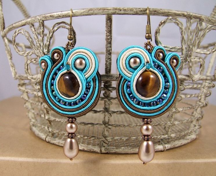 Orecchini tecnica soutache