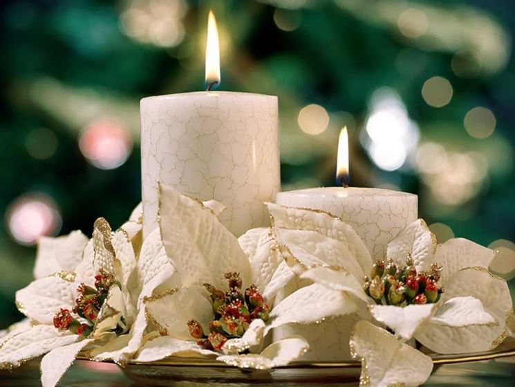 esempio di candela creata per il Natale