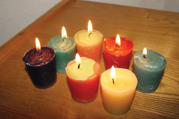 candele colorate fai da te