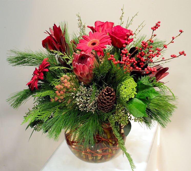 Esempio di composizione di fiori freschi. (Fonte: Media.flowercompany.ca)