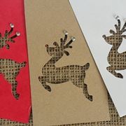 Una cartolina personalizzata per mandare gli auguri agli amici e una decorazione natalizia di grande effetto