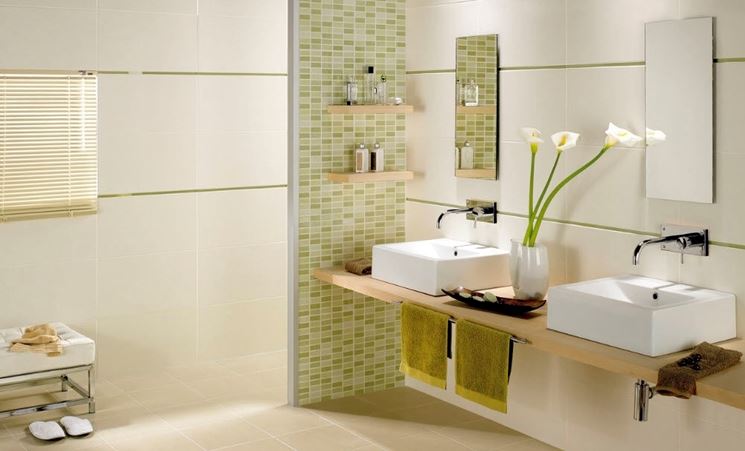 ceramiche nella sala da bagno