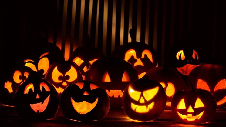 Le zucche intagliate per Halloween