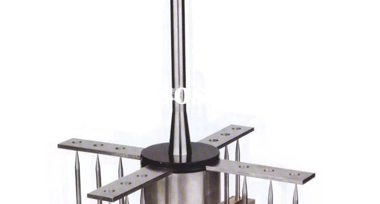 Un elemento captatore di fulmini