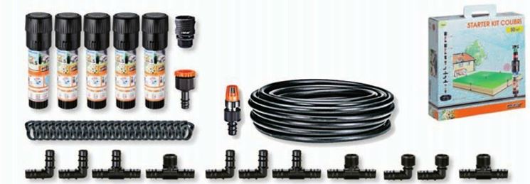 Kit completo per l'installazione della centralina d'irrigazione