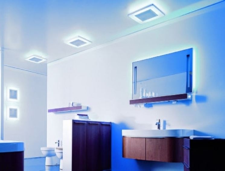 Luci led per illuminazione del bagno