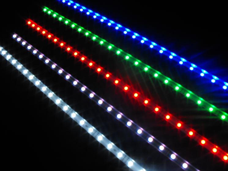 Strisce di LED colorate