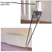 Valvola termostatica su un radiatore