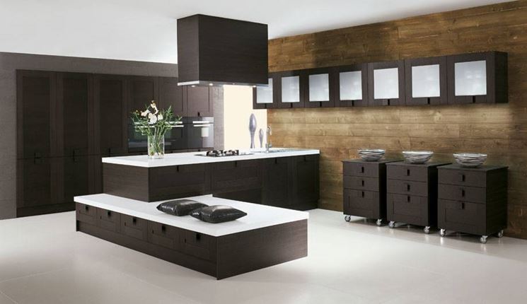 Cucina moderna in legno