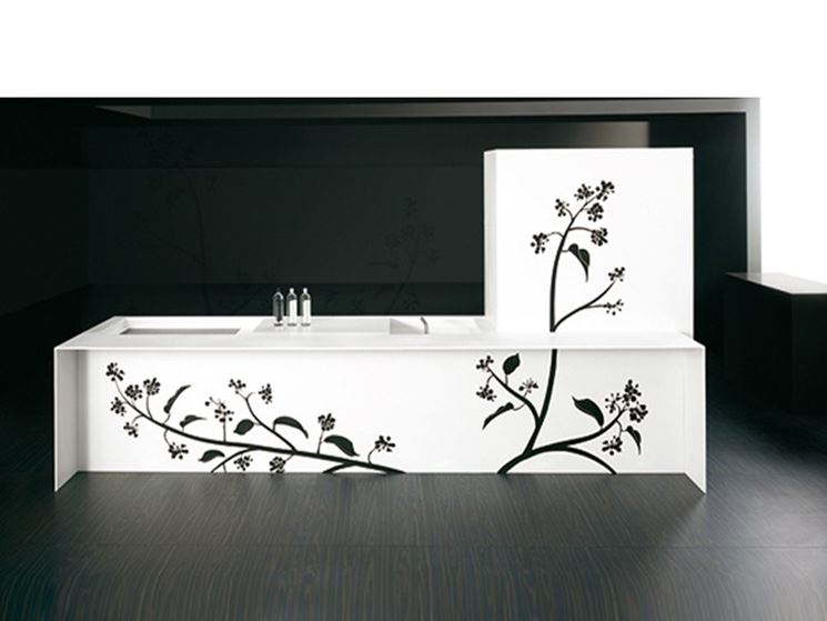 Cucina a scomparsa in Corian TOUCH TATOO - TM Italia Cucine