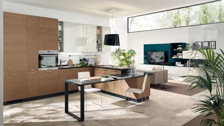 cucina con open space