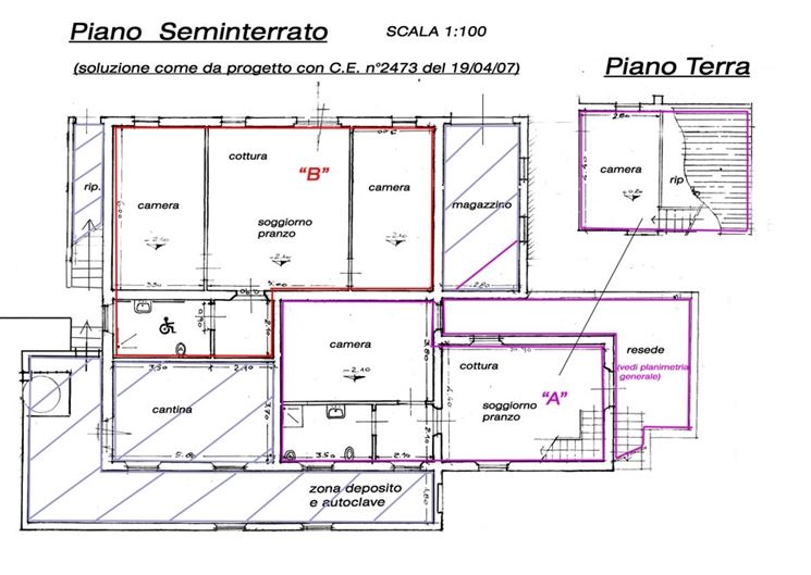 Variazioni planimetrie catastali