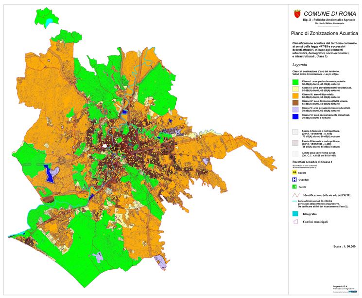 Zone censuarie a Roma con relative caratteristiche