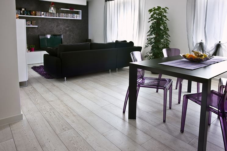 Parquet rovere sbiancato