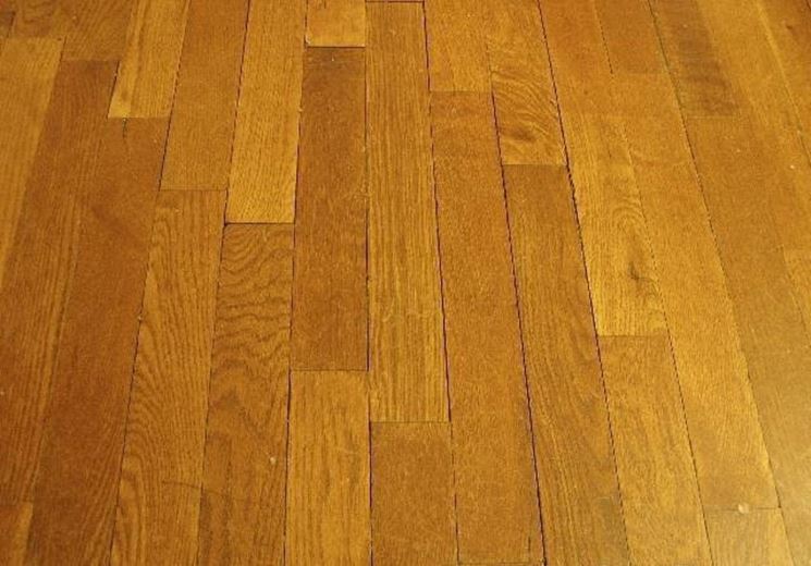 Dettaglio parquet chiaro