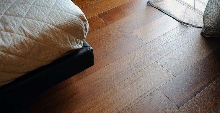 elegante parquet massello in teak